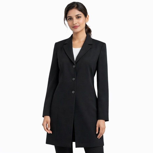 INC International Concepts Jackets & Blazers - EUC Women's INC International Concepts Longline Blazer Black Size 2P
